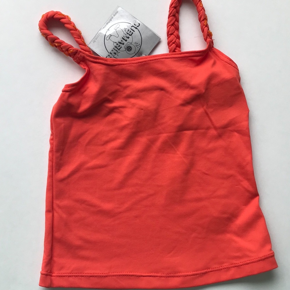 Submarine Braid Beaded Straps Sleeveless Tank Top